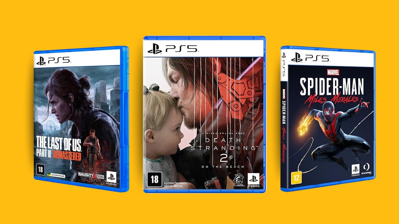 Mídia física PS5: colecione e jogue seus games favoritos