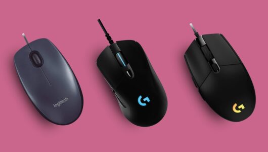 Escolha um mouse com fio Logitech pra sua rotina
