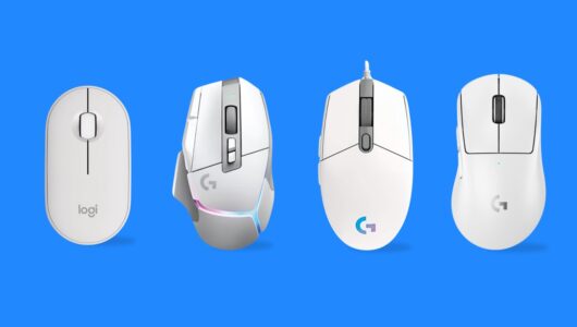Traga mais estilo pro seu setup com mouse Logitech branco