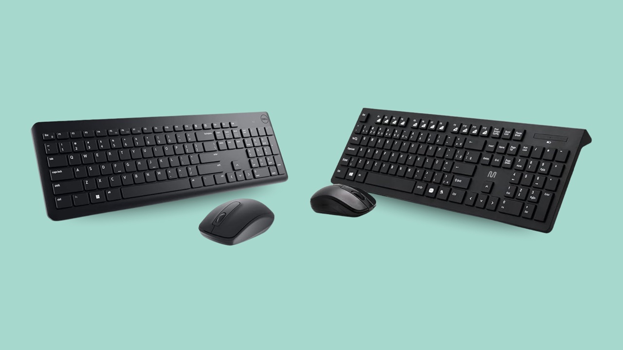O melhor kit teclado e mouse para estudo, trabalho e navegação