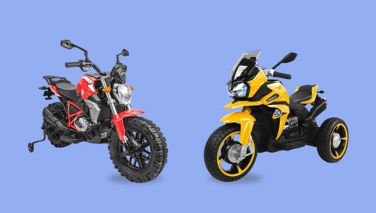 Moto elétrica infantil: design realista e diversão segura para todas as crianças