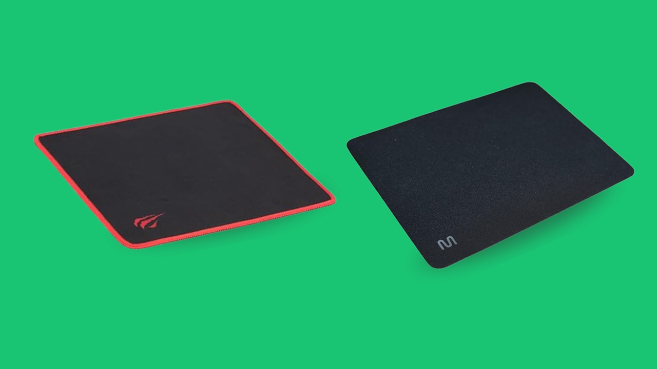 Mousepad pequeno garante controle fácil e preciso do mouse