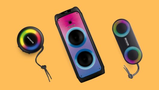 Garanta áudio de qualidade fora de casa com uma caixa de som portátil Aiwa