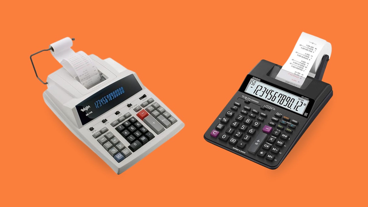 Melhor calculadora com bobina para impressão rápida de resultados