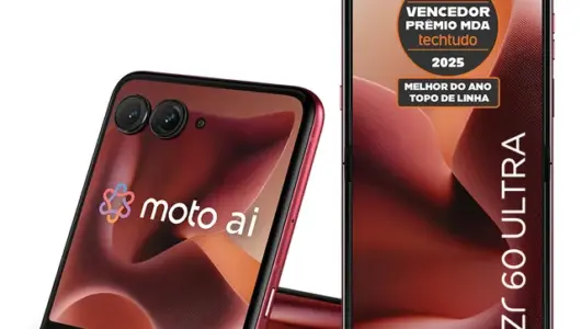 Smartphone Motorola Razr 60 Ultra - 1tb 32gb (16gb Ram+16gb Ram Boost) Snapdragon 8 Elite Tela Dobrável 7 E Externa 4 Moto Ai 50mp Camera - Vermelho