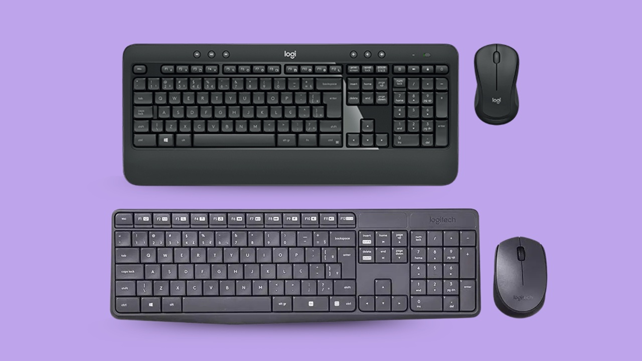 10 kits de teclado e mouse Logitech para estudar ou trabalhar