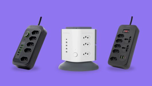 Organize e carregue vários dispositivos usando um filtro de linha com USB