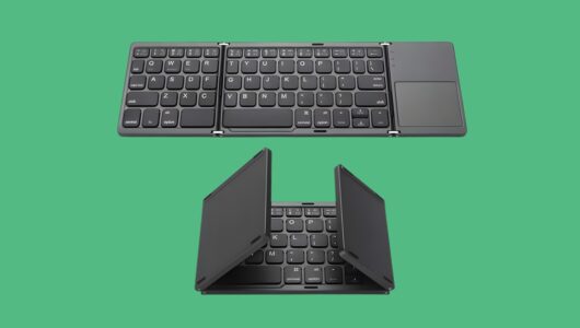 Digitar em qualquer lugar fica mais fácil com um teclado dobrável