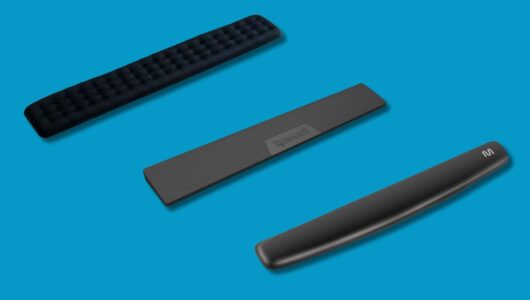 Garanta conforto ao digitar com um apoio de pulso para teclado