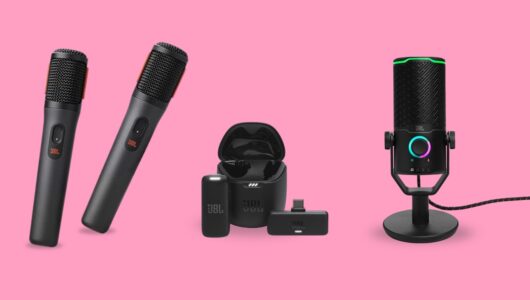 Microfone JBL oferece áudio claro com qualidade profissional