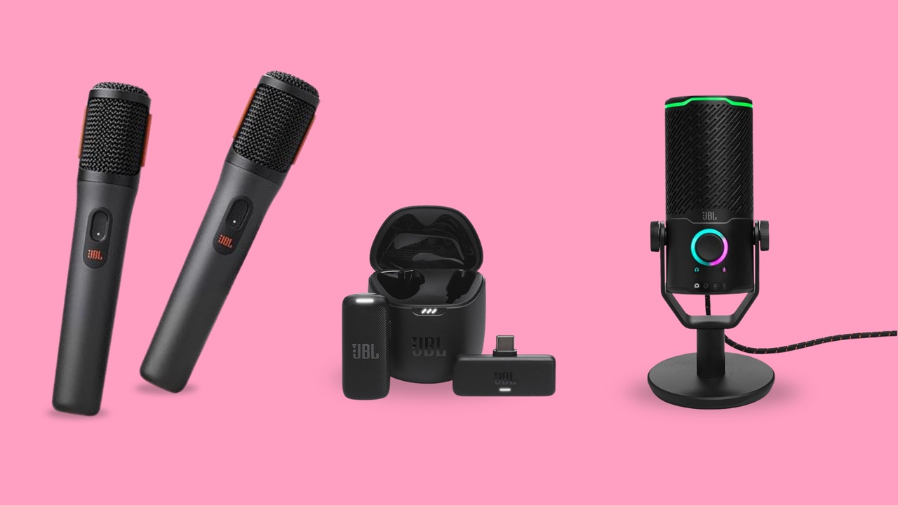 Microfone JBL oferece áudio claro com qualidade profissional