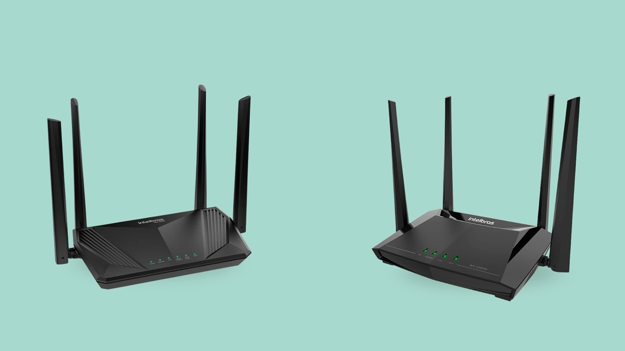 Cobertura de sinal para toda a casa com um roteador Intelbras 4 antenas