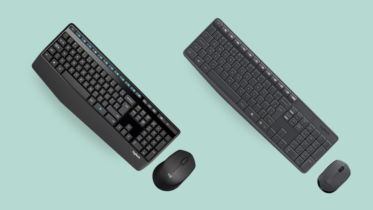 Livre-se dos cabos com um teclado e mouse Logitech sem fio